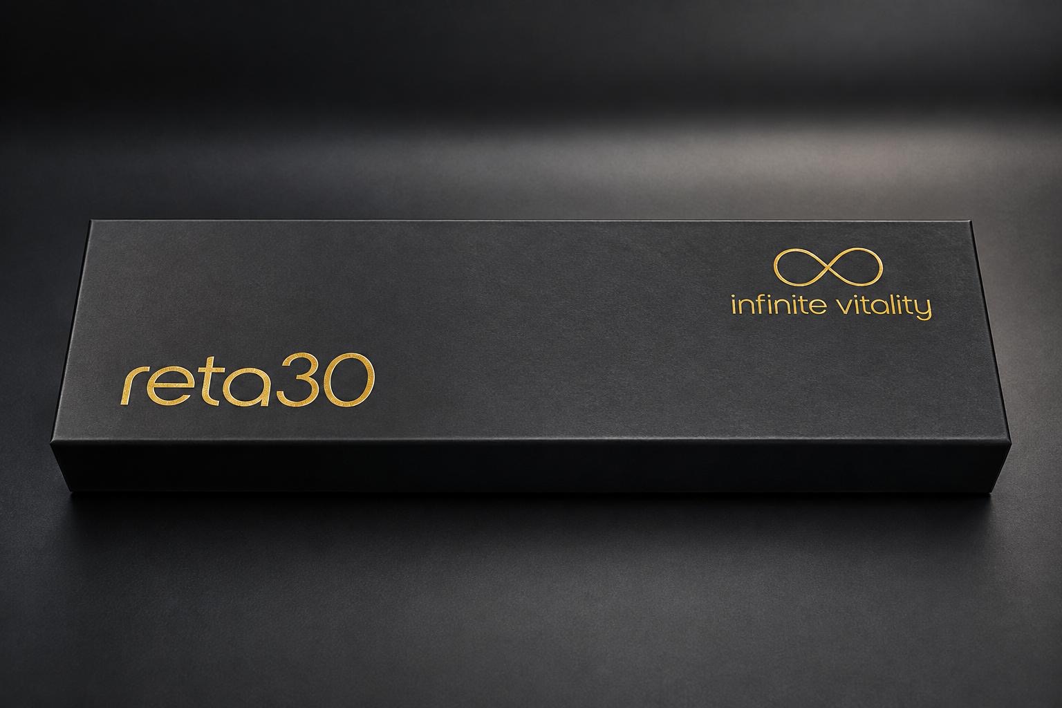 Closed reta30 black presentation box
